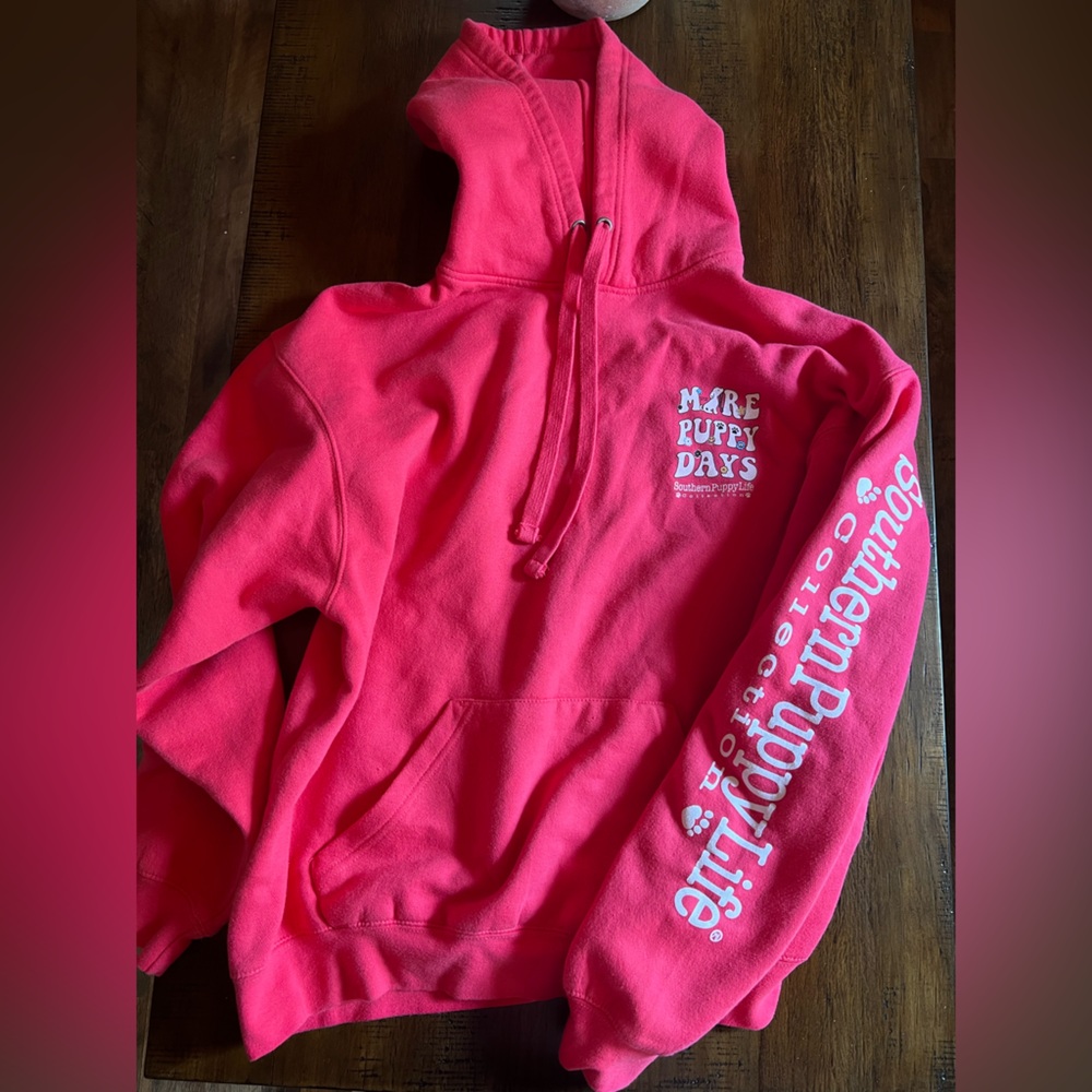 Pink Hoodie Soft Sweatshirt Casual